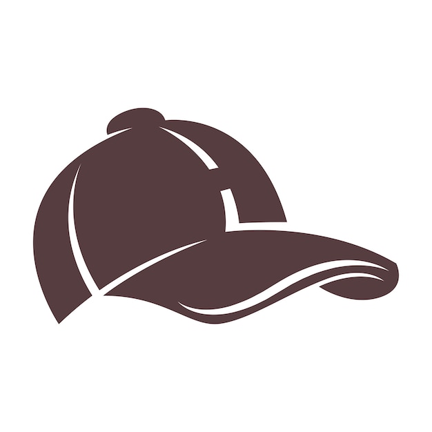 Diseño del logotipo del icono del sombrero