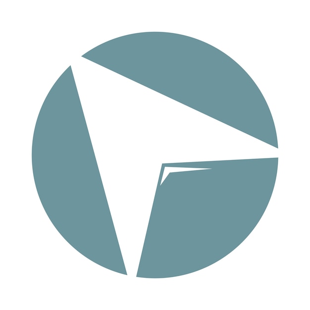 Diseño de logotipo de icono de tiro con arco