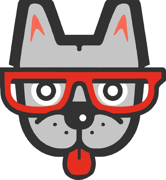 Diseño del logotipo del icono del vector de la marca Pawsitive
