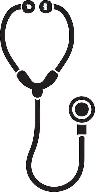 Diseño de logotipo de icono de vector de médico de atención experta