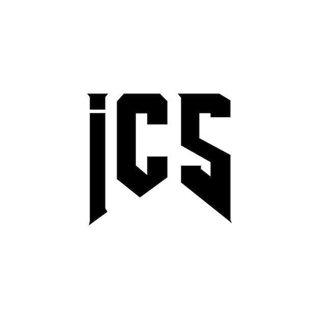Diseño de logotipo de ICS para una empresa de tecnología Diseño del logotipo ICS combinación de colores blanco y negro ICS logo ICS vector ICS diseño ICS icono ICS alfabeto ICS tipografía ICS diseño del logotipo