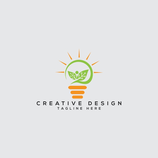 Diseño de logotipo de idea digital