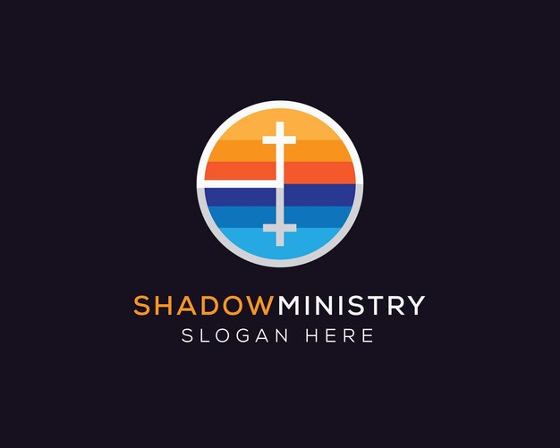 Diseño del logotipo de la iglesia Símbolos cristianos La cruz de Jesucristo
