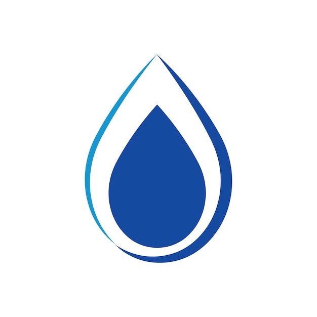 Diseño del logotipo Ilustración gráfica del agua