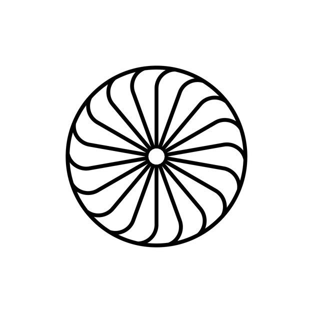 diseño de logotipo de ilustración de plantilla de vector de icono de espiral