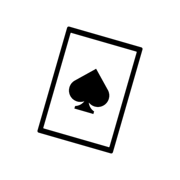 diseño de logotipo de ilustración de plantilla de vector de icono de tarjeta de juego