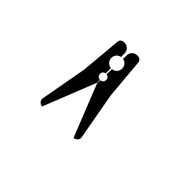 diseño de logotipo de ilustración de plantilla de vector de pin de tela