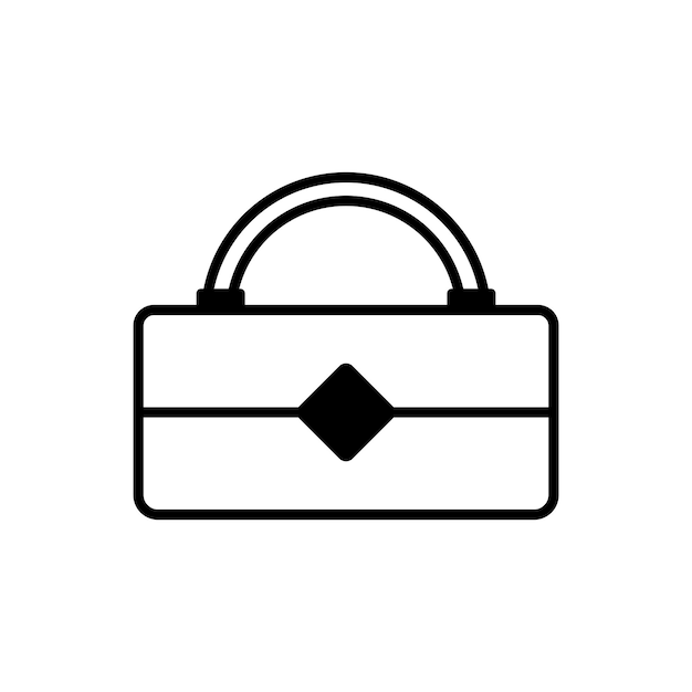 diseño de logotipo de ilustración de plantilla vectorial de icono de bolsa