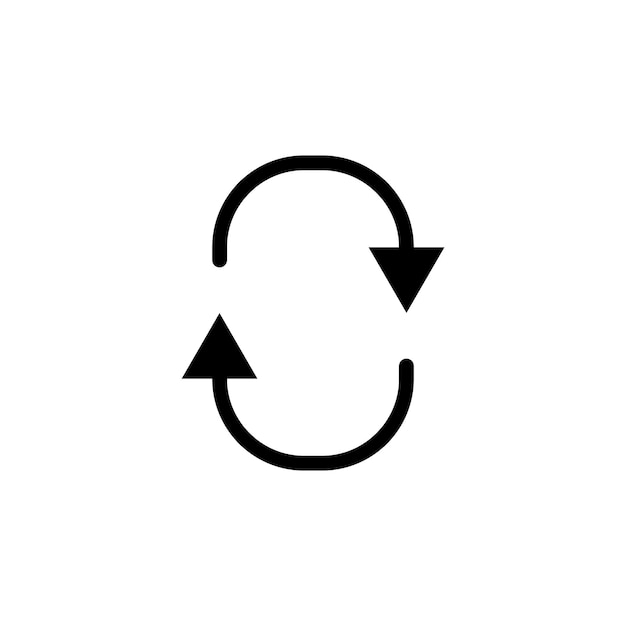 diseño de logotipo de ilustración de plantilla vectorial de icono de bucle
