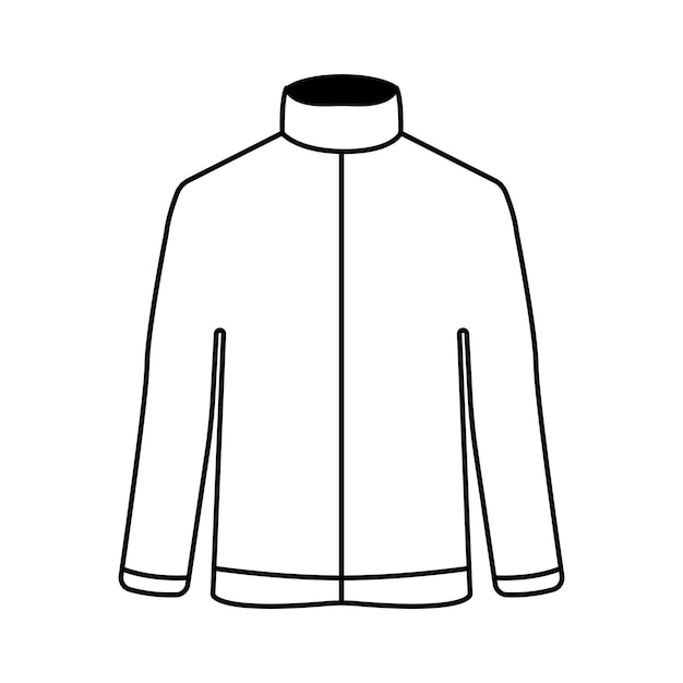 diseño de logotipo de ilustración de plantilla vectorial de icono de chaqueta