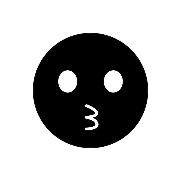Diseño del logotipo de la ilustración de la plantilla vectorial del icono de emoji