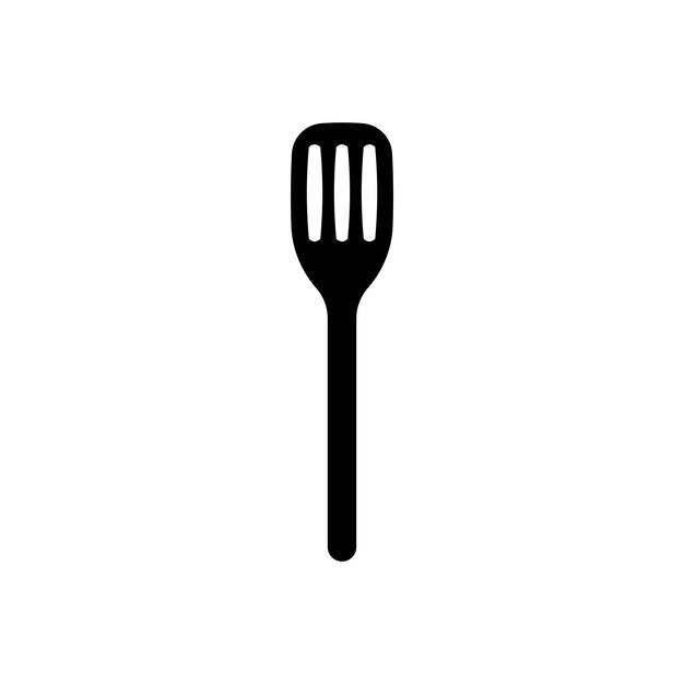 diseño de logotipo de ilustración de plantilla vectorial de icono de espátula