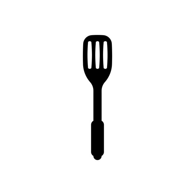 diseño de logotipo de ilustración de plantilla vectorial de icono de espátula