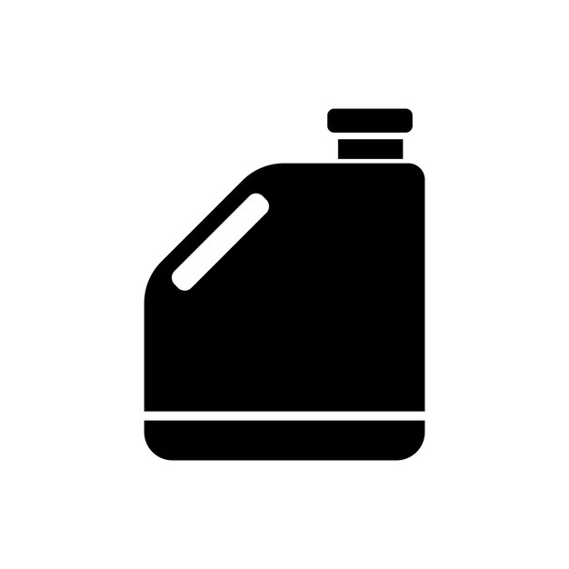 Diseño del logotipo de la ilustración de la plantilla vectorial del icono de jerrycan