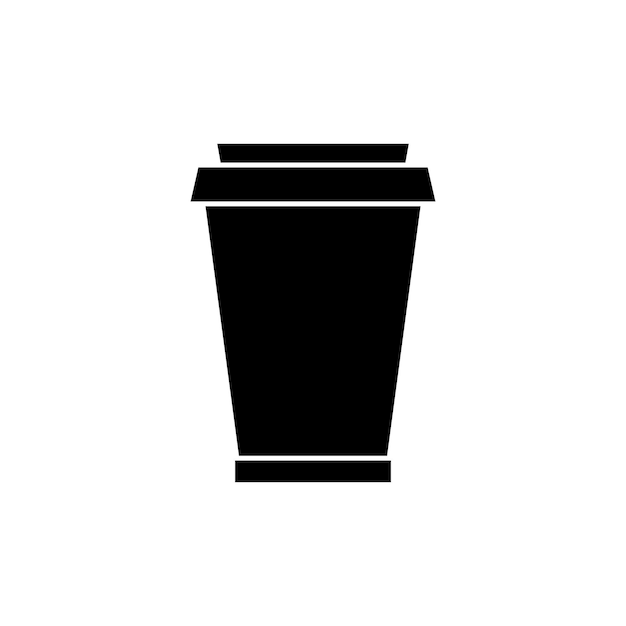diseño de logotipo de ilustración de plantilla vectorial de icono de taza
