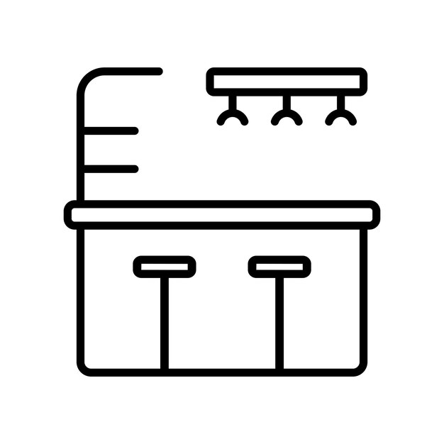 diseño de logotipo de ilustración vectorial de icono de contador de barras