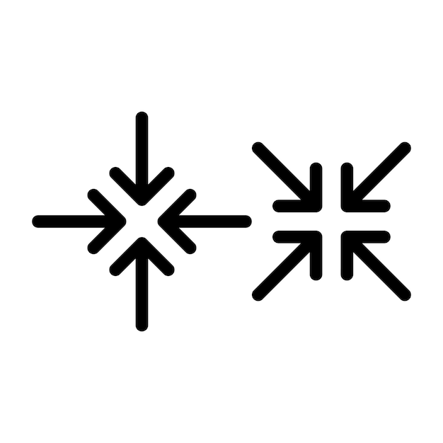 diseño de logotipo de ilustración vectorial de icono de flecha