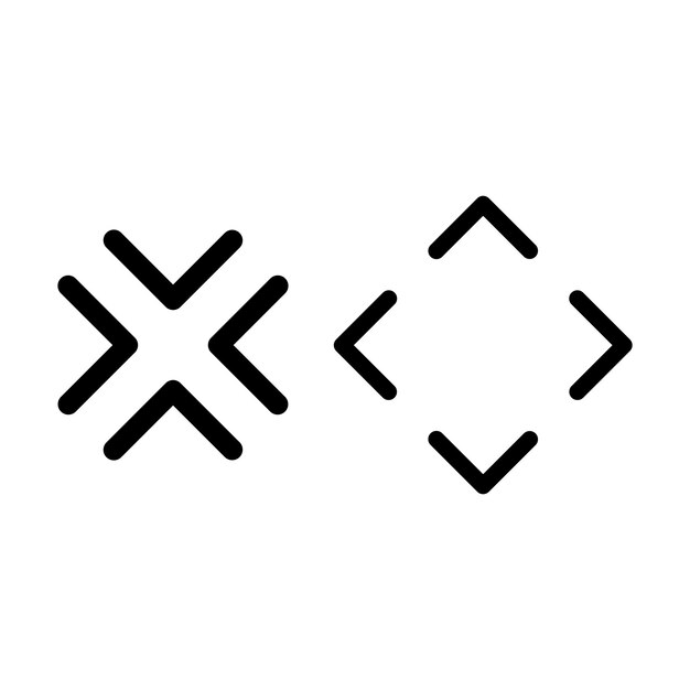 diseño de logotipo de ilustración vectorial de icono de flecha