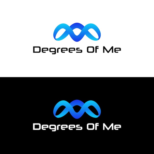 Diseño del logotipo de la infinidad premium D M Earth Shohag
