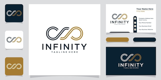 Diseño de logotipo de infinito símbolo de infinito icono de infinito