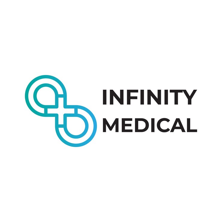 Vector diseño del logotipo de infinity medical