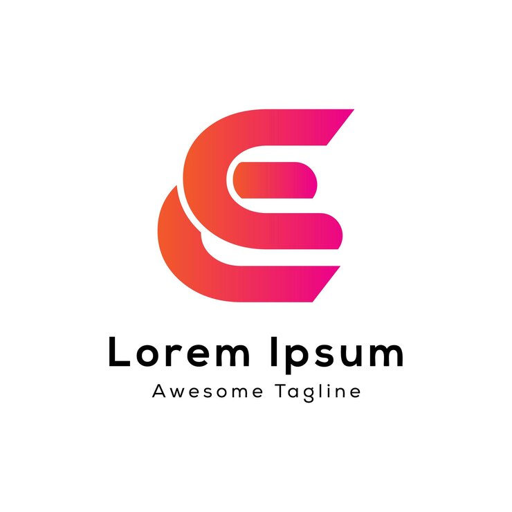 Vector diseño del logotipo inicial de la letra cc