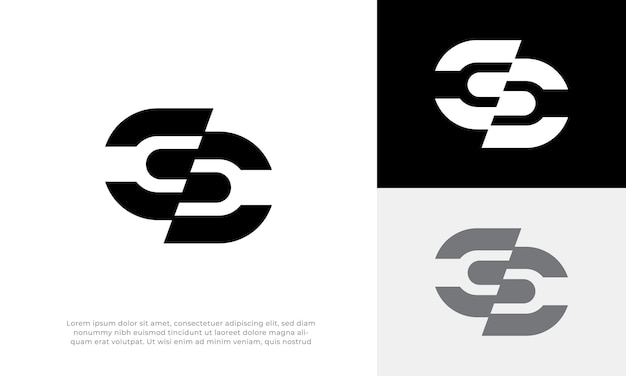 Diseño del logotipo inicial de la letra moderna EE para la identidad corporativa