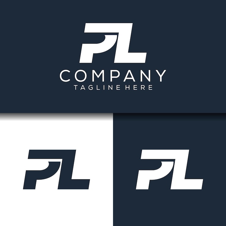 Vector diseño de logotipo inicial de monograma abstracto