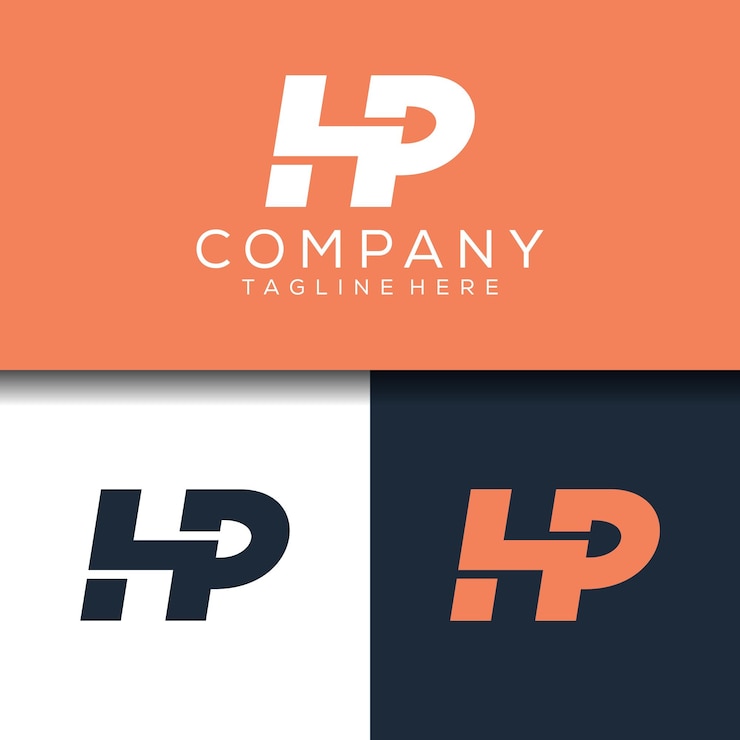Vector diseño de logotipo inicial de monograma abstracto