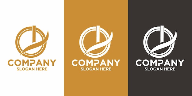 Diseño del logotipo de las iniciales J