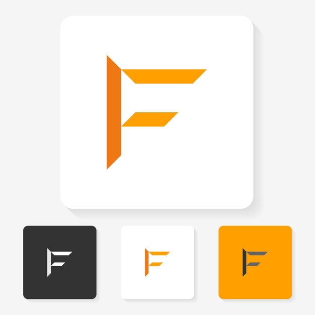 diseño del logotipo con iniciales de letras simples