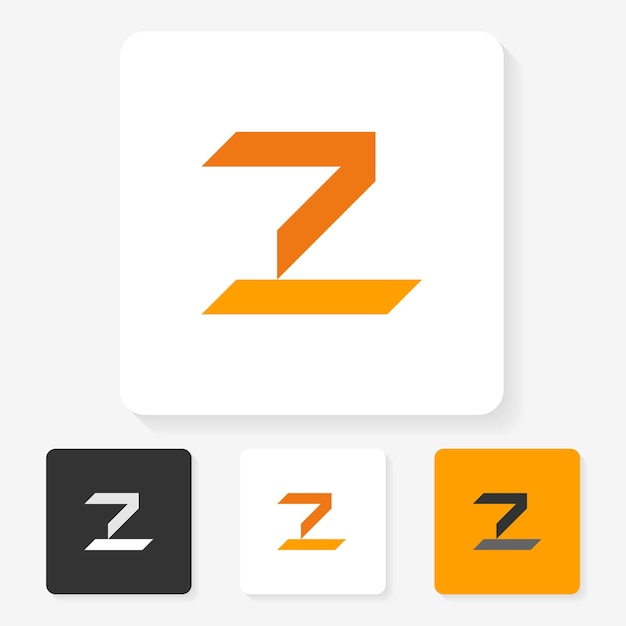diseño del logotipo con iniciales de letras simples