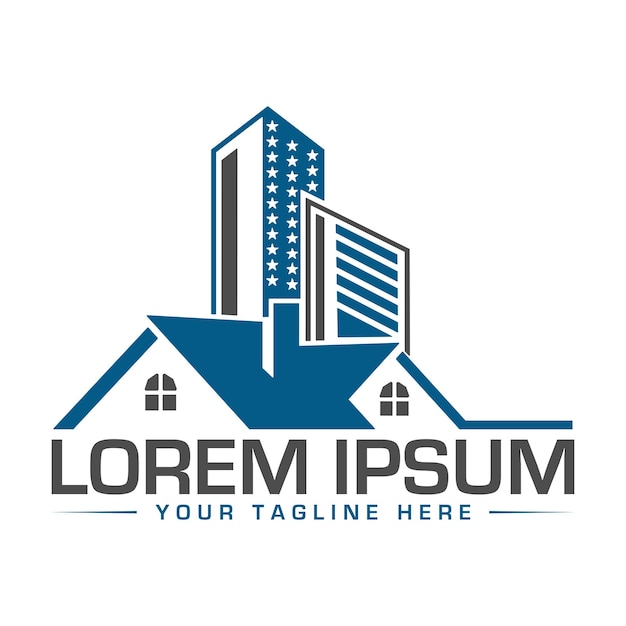 Diseño de logotipo inmobiliario Diseño de logotipo único y moderno Diseño de logotipo inmobiliario Diseño de logotipo vectorial