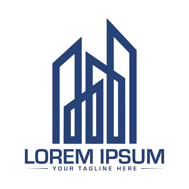 Diseño de logotipo inmobiliario Diseño de logotipo único y moderno Diseño de logotipo inmobiliario Diseño de logotipo vectorial