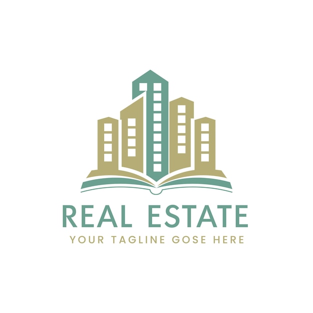 Diseño de logotipo inmobiliario Inmobiliario y educación