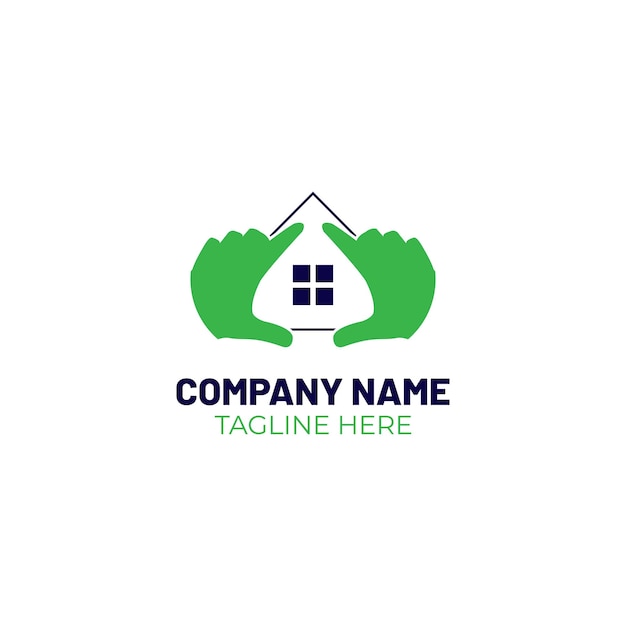 Diseño de logotipo inmobiliario. Logotipo creativo vectorial para el concepto de logotipo inmobiliario y de la casa