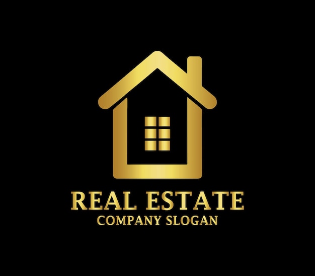 Diseño de logotipo inmobiliario de lujo