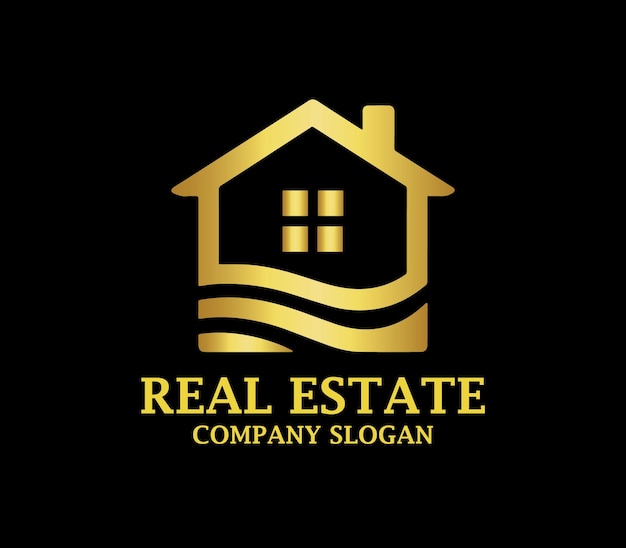Diseño de logotipo inmobiliario de lujo