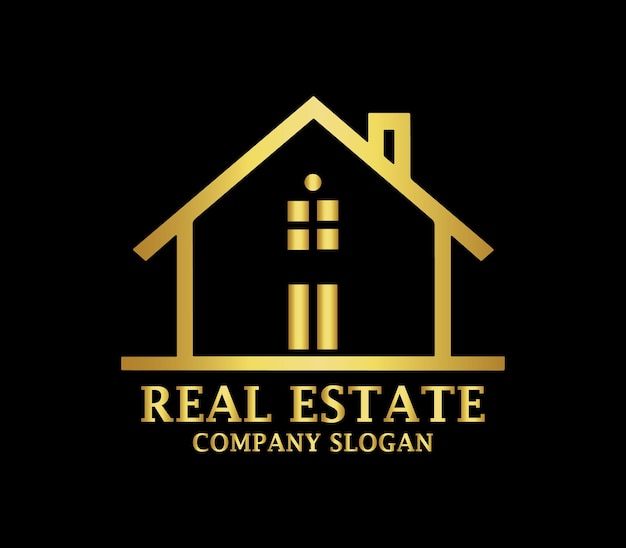 Diseño de logotipo inmobiliario de lujo
