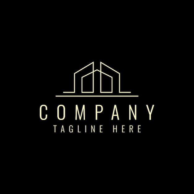 Diseño de logotipo inmobiliario de lujo