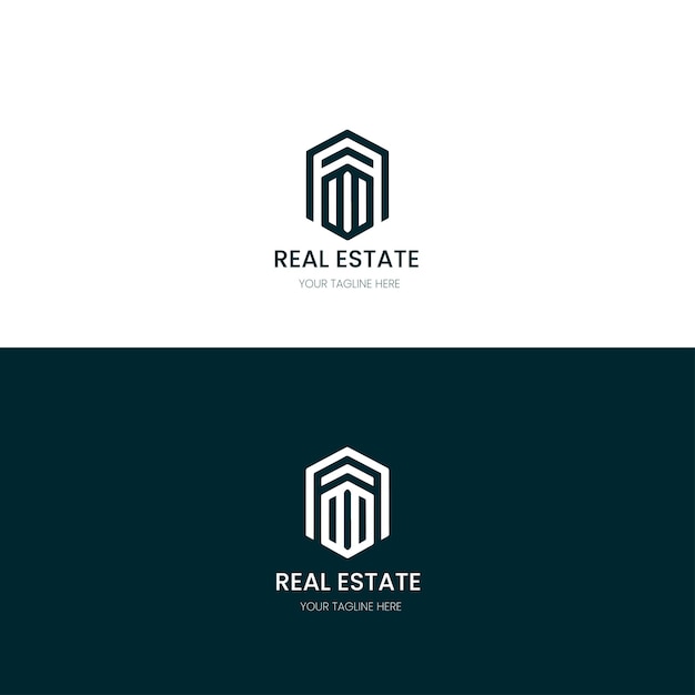 Diseño de logotipo inmobiliario moderno