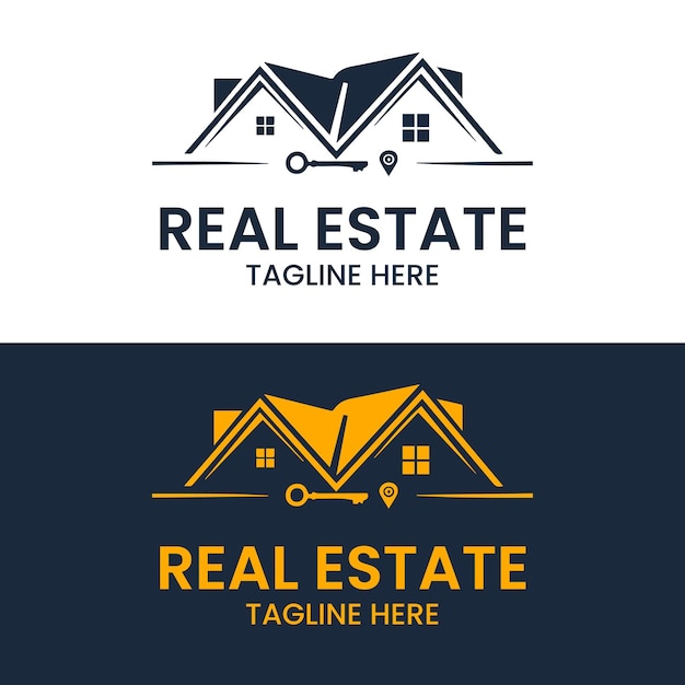 Diseño de logotipo inmobiliario moderno