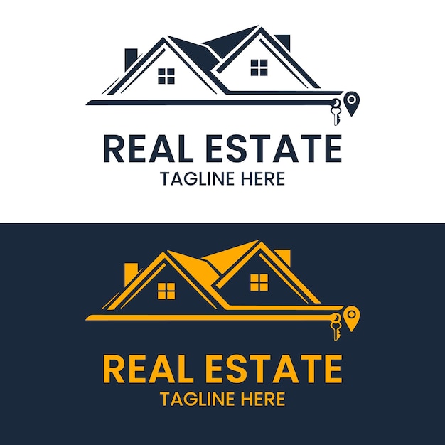 Diseño de logotipo inmobiliario moderno