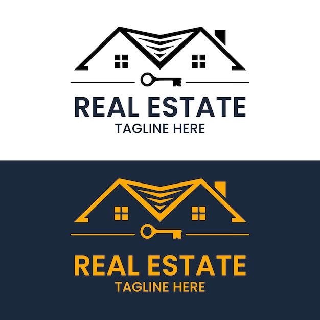Diseño de logotipo inmobiliario moderno