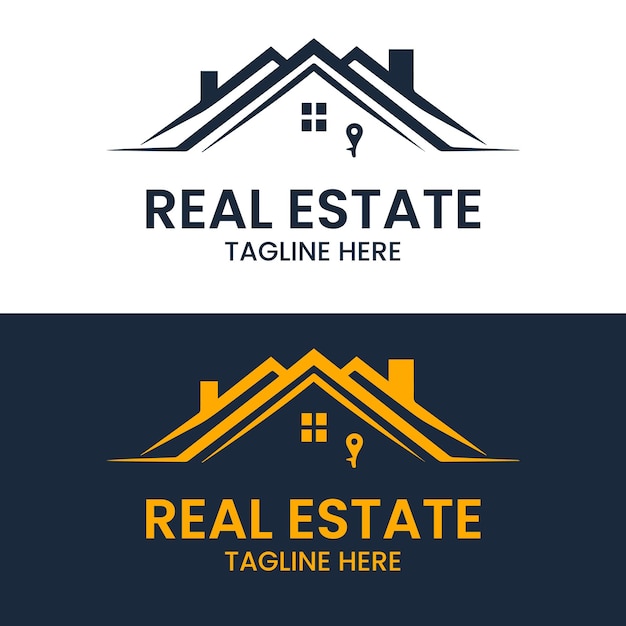 Diseño de logotipo inmobiliario moderno