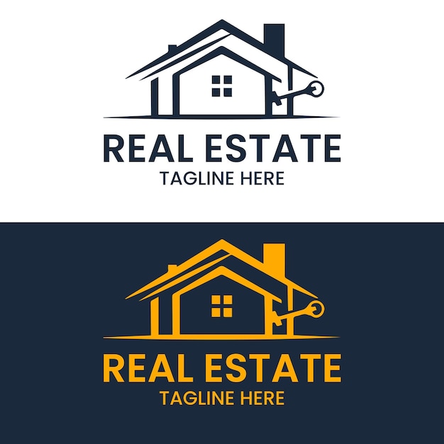 Diseño de logotipo inmobiliario moderno