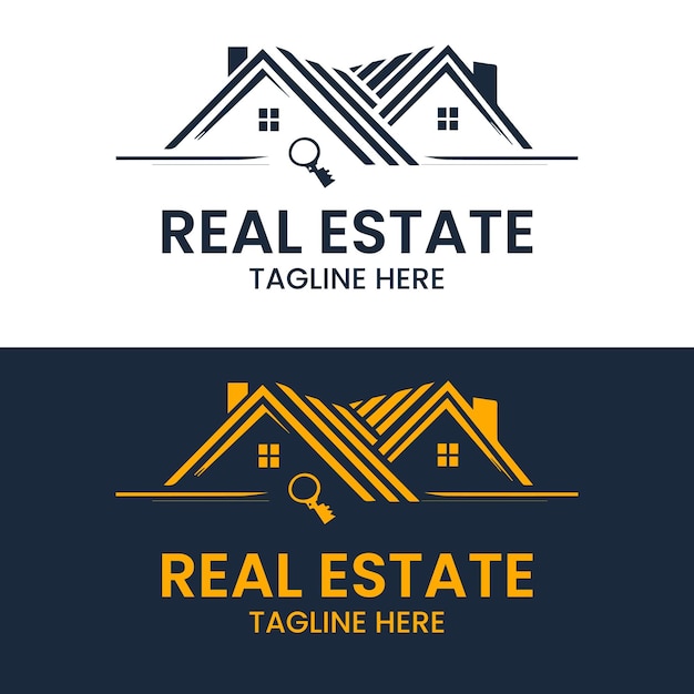 Diseño de logotipo inmobiliario moderno