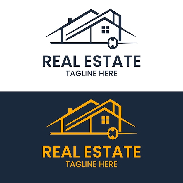 Diseño de logotipo inmobiliario moderno