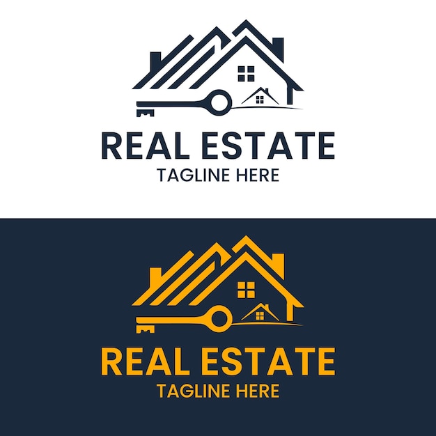 Diseño de logotipo inmobiliario moderno