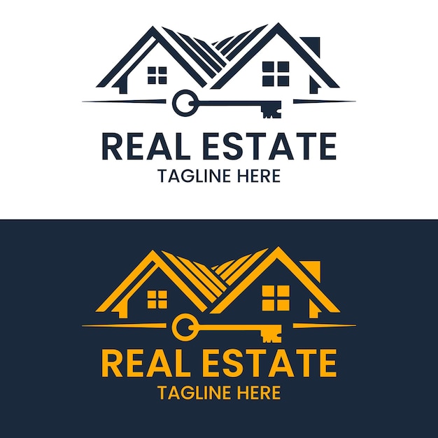 Diseño de logotipo inmobiliario moderno